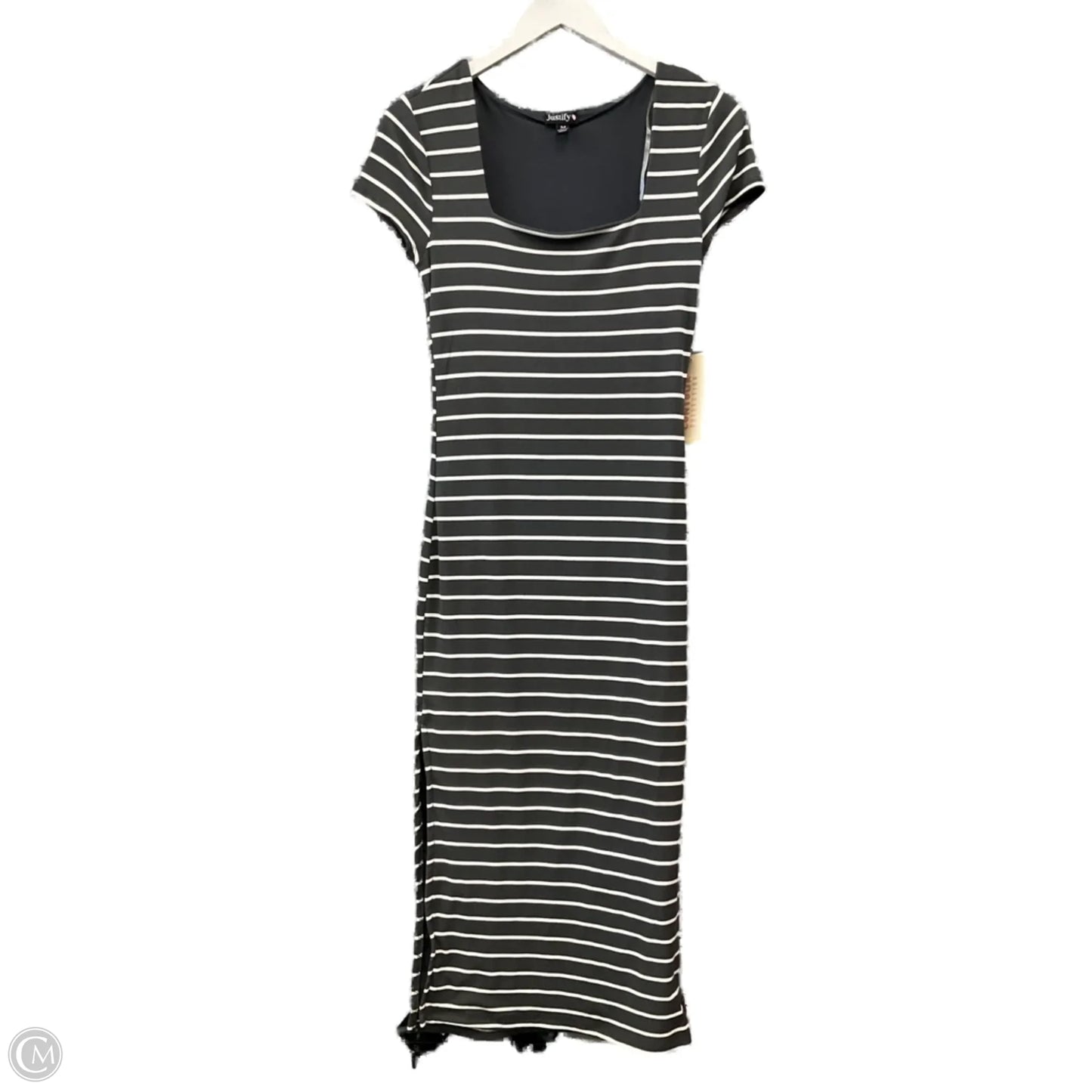 Dress Casual Maxi By Justify In Grey, Size: M