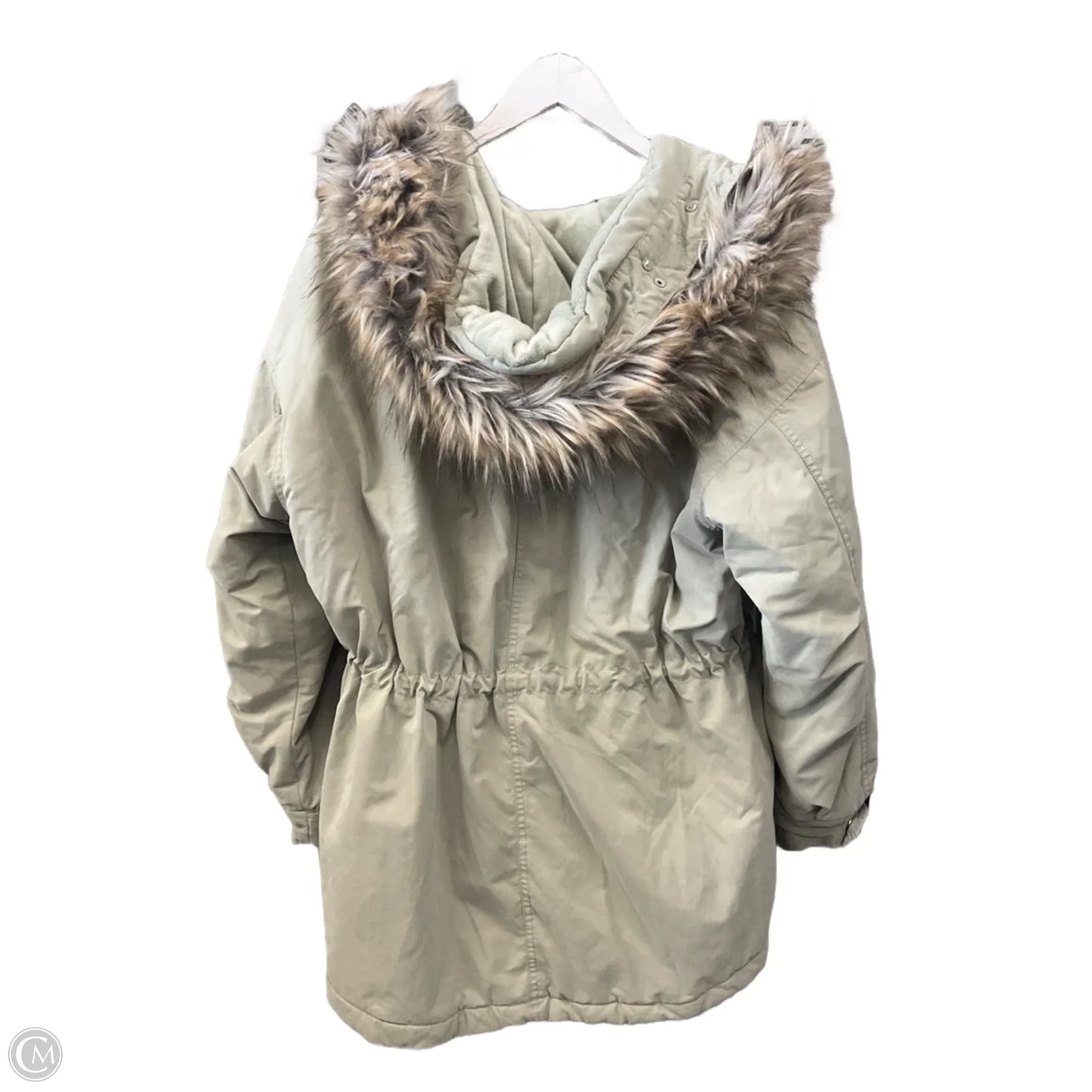 Jacket Puffer & Quilted By H&m In Green, Size: M