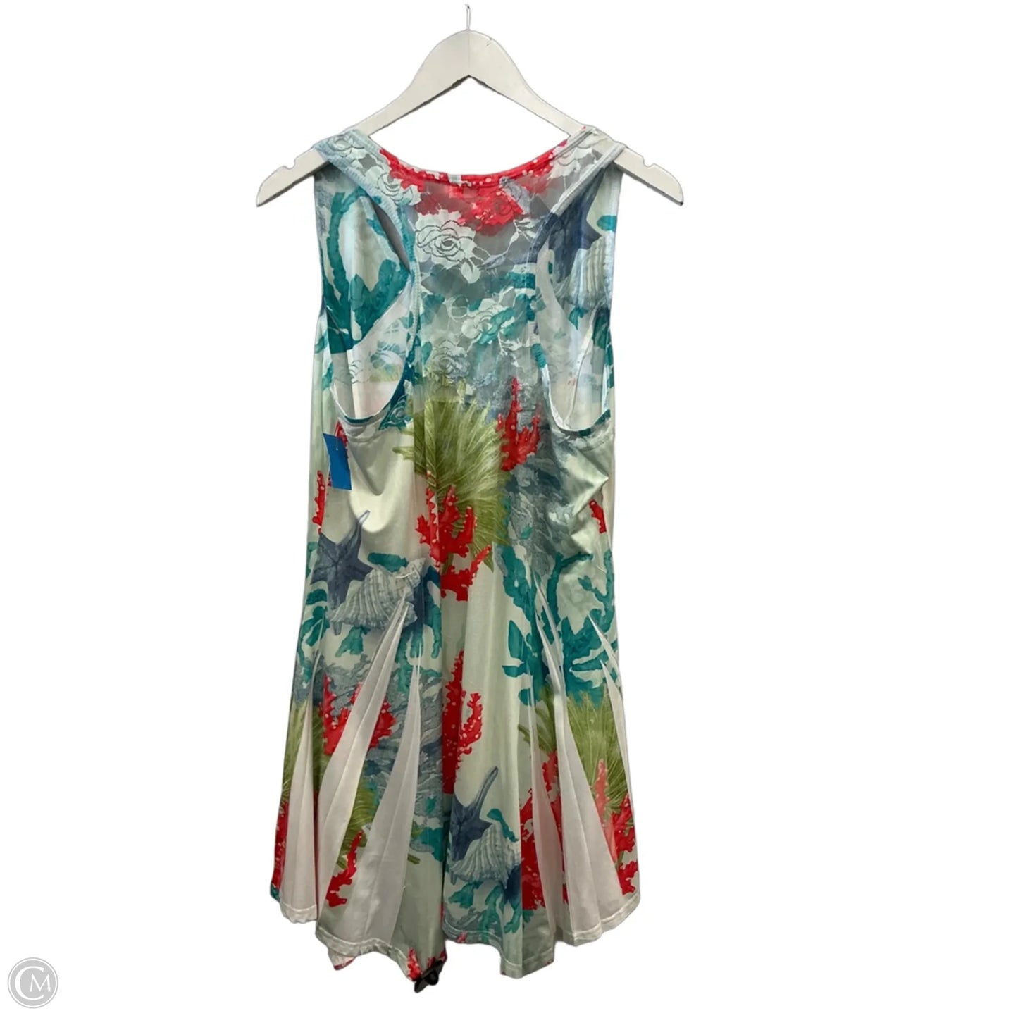 Dress Casual Midi By Clothes Mentor In Aqua, Size: M