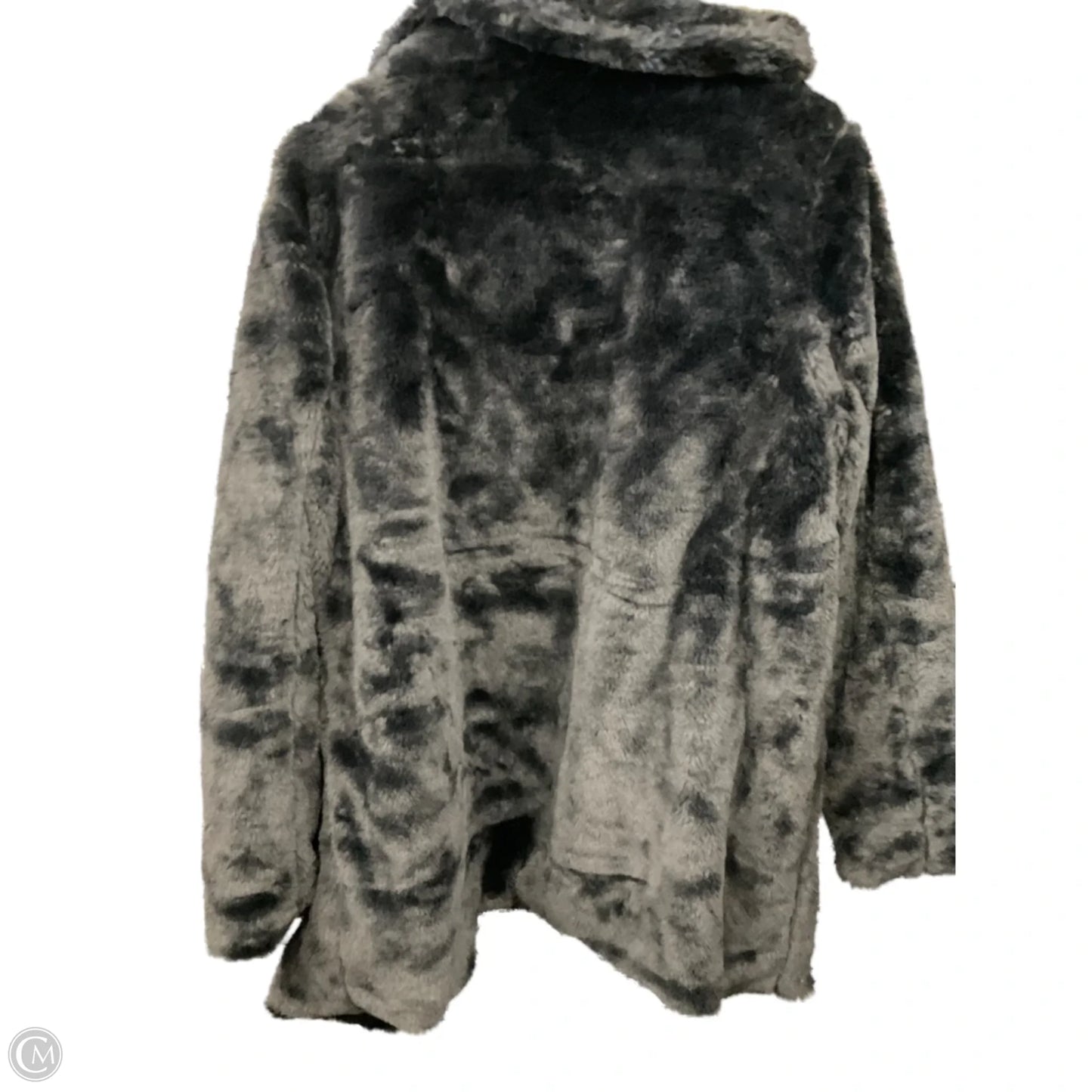 Jacket Faux Fur & Sherpa By Clothes Mentor In Black, Size: Xl