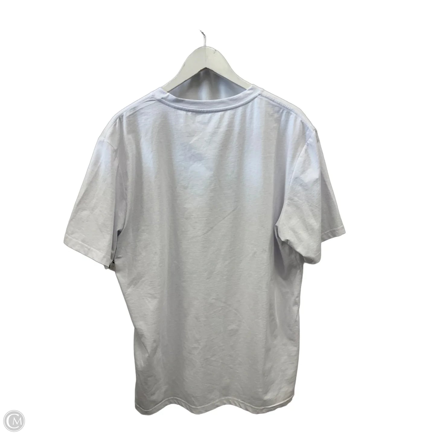 Top Short Sleeve By Clothes Mentor In White, Size: Xxl