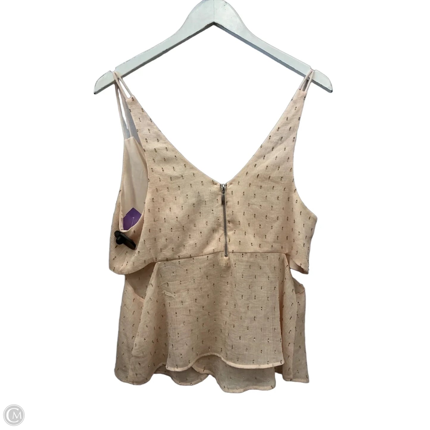 Top Sleeveless By Express In Pink, Size: L