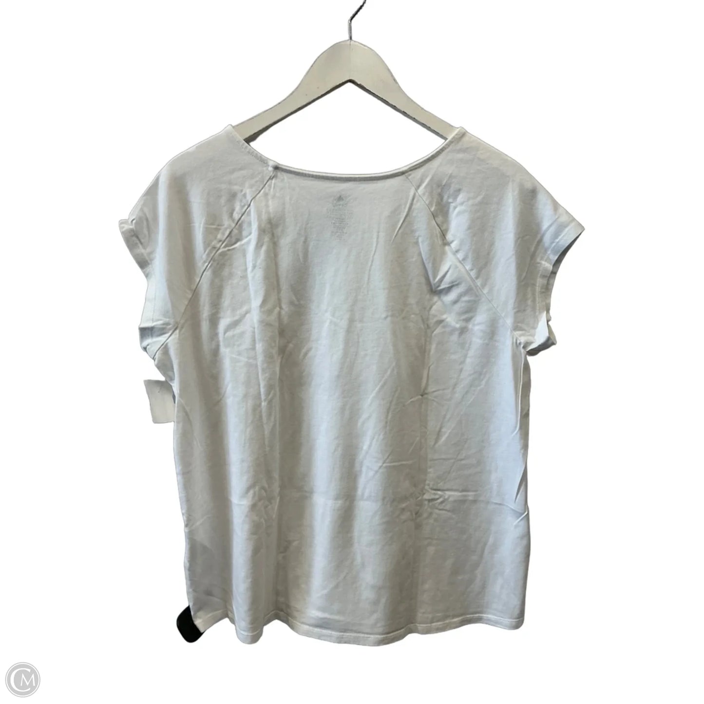Top Short Sleeve By Disney In White, Size: Xl
