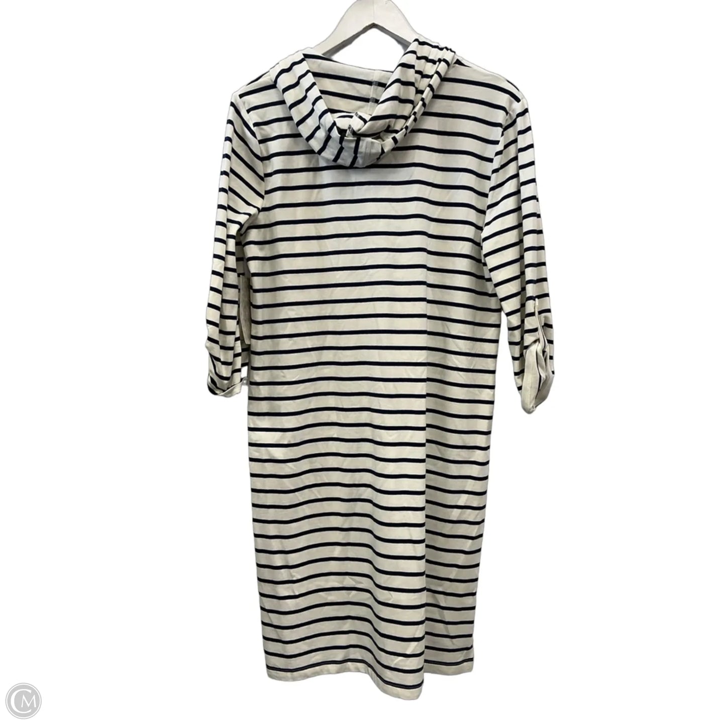 Athletic Dress By Chicos In Blue & White, Size: M