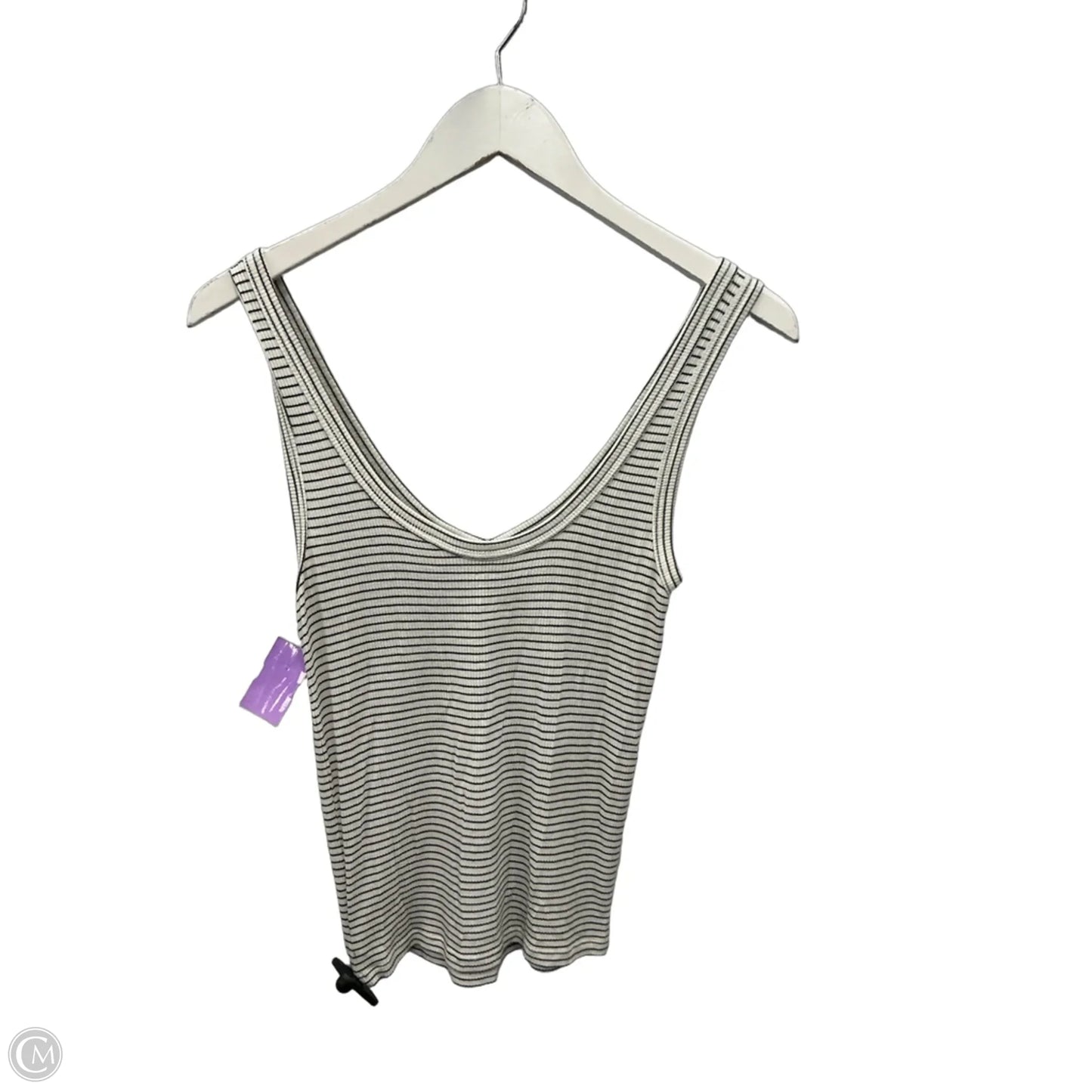 Top Sleeveless By American Eagle In Black & Cream, Size: Xs