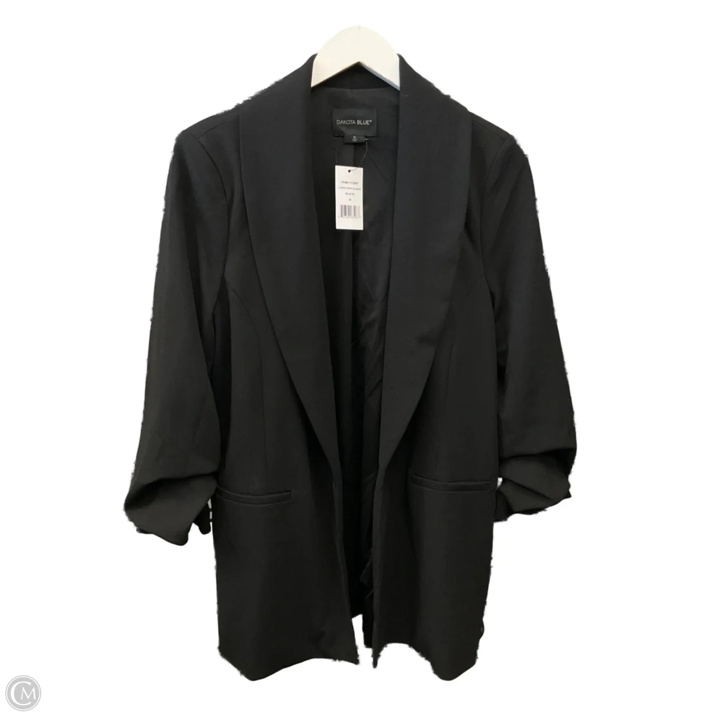 Blazer By Clothes Mentor In Black, Size: M