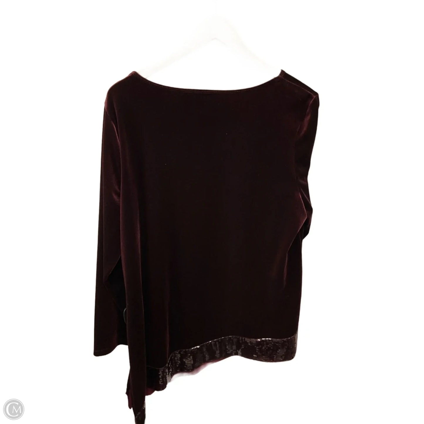 Top Long Sleeve By Chicos In Red, Size: Xl