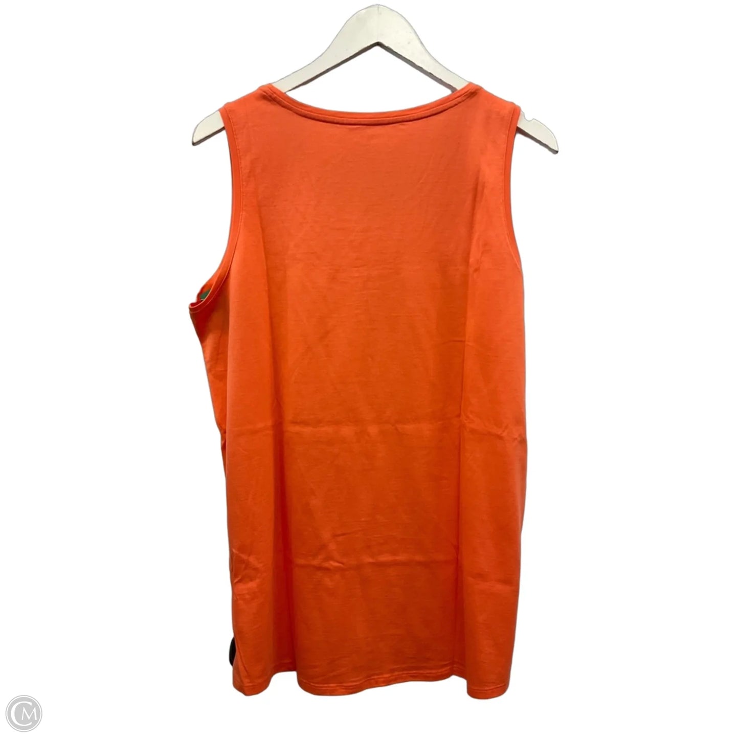 Tank Top By Lands End In Orange, Size: L