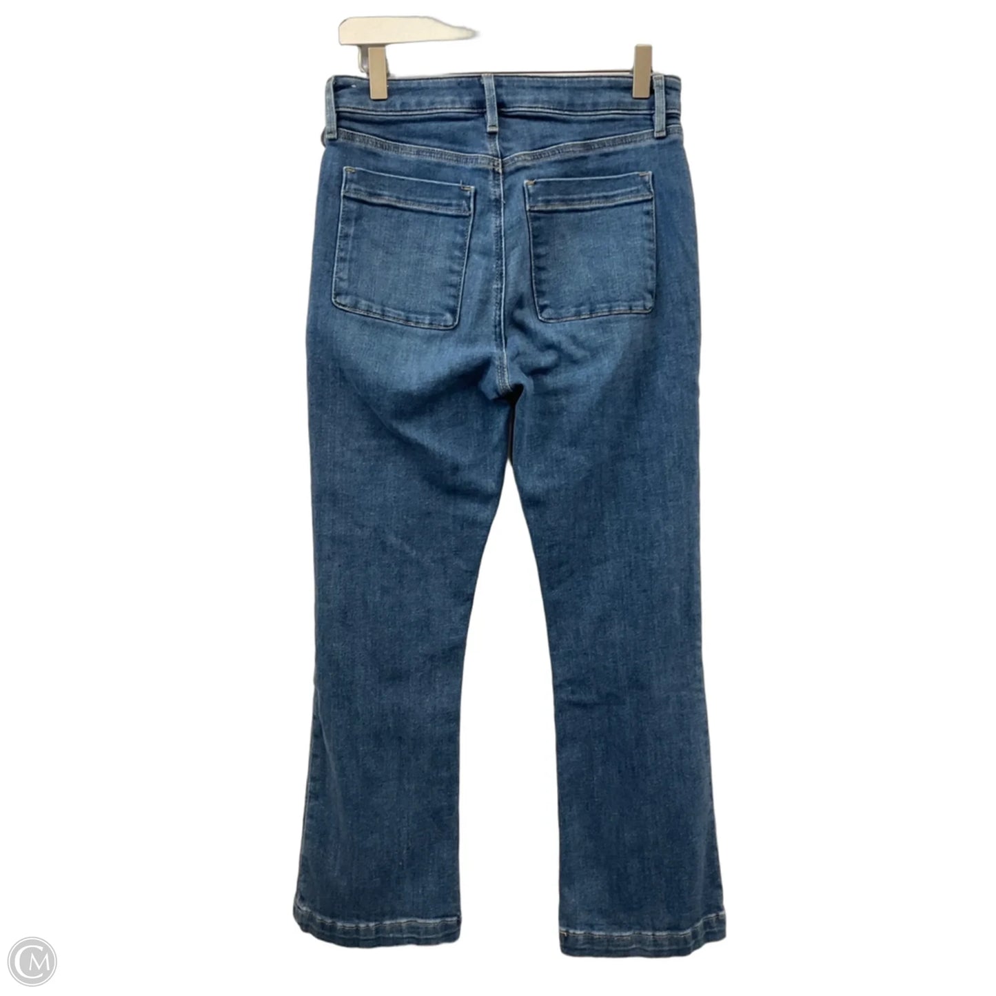 Jeans Cropped By Loft In Blue Denim, Size: 4