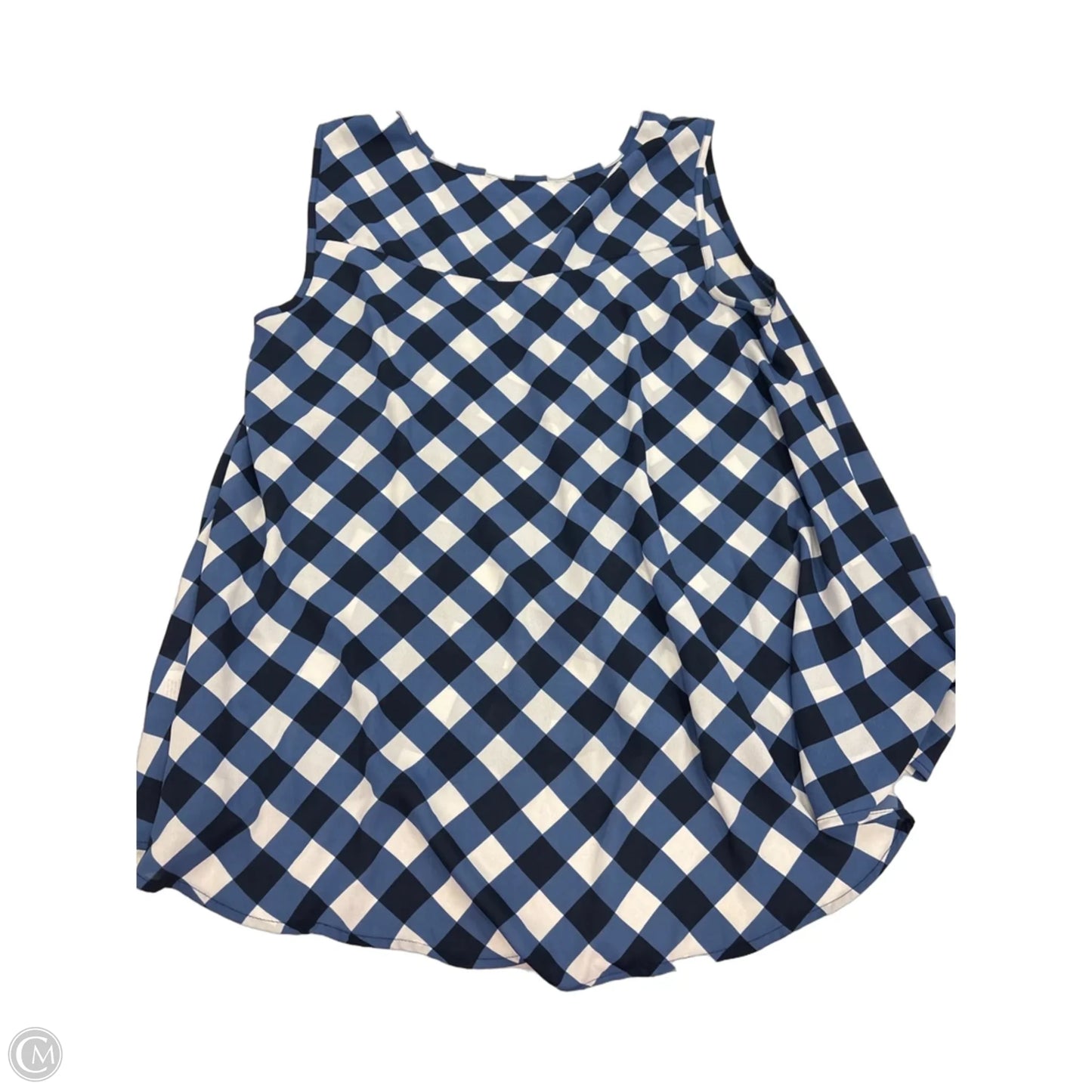 Top Sleeveless By Style And Company In Blue, Size: M