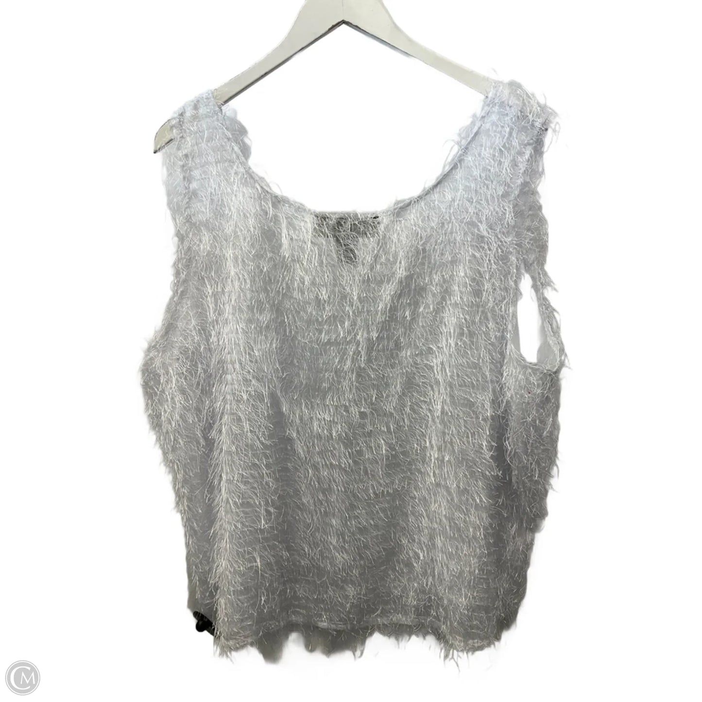 Top Sleeveless By Ashley Stewart In White, Size: 3x