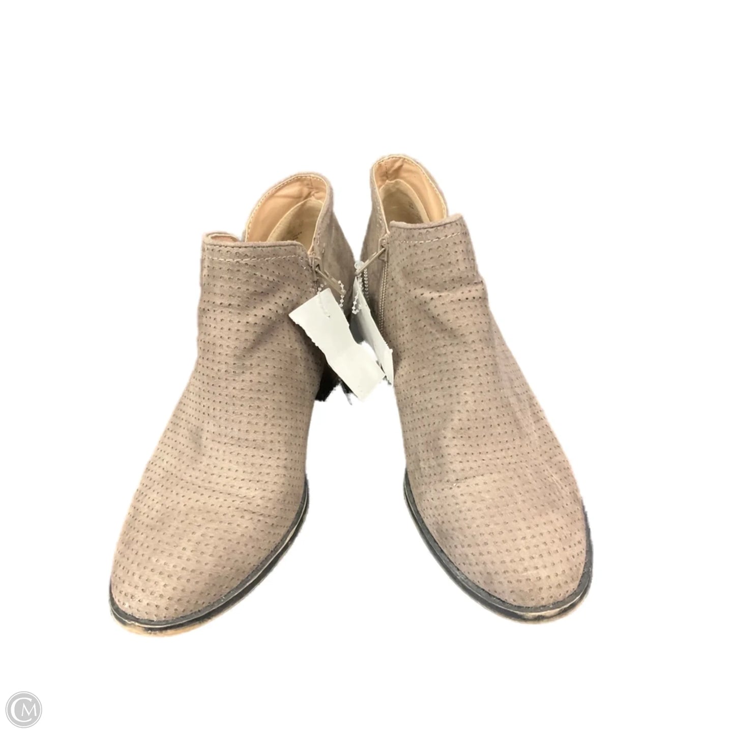 Boots Ankle Heels By Life Stride In Taupe, Size: 6