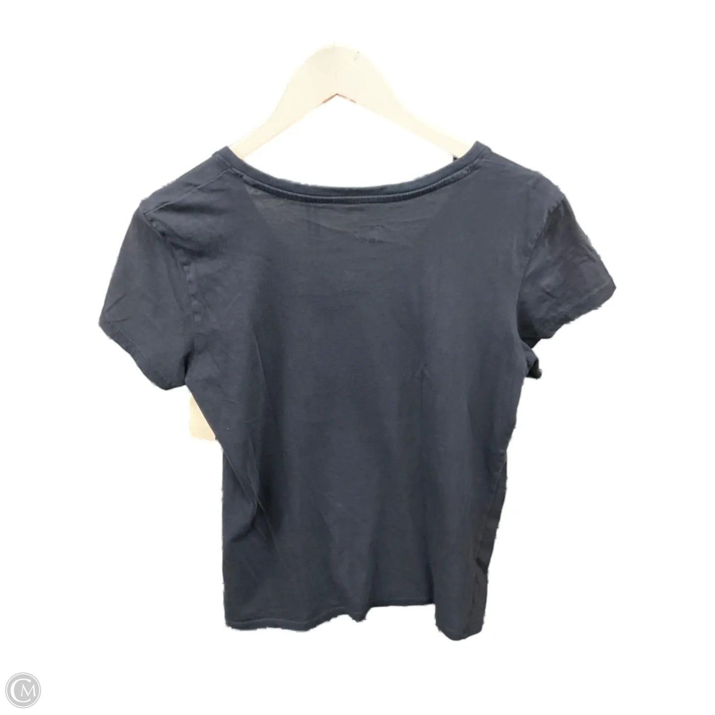 Athletic Top Short Sleeve By Clothes Mentor In Navy, Size: M