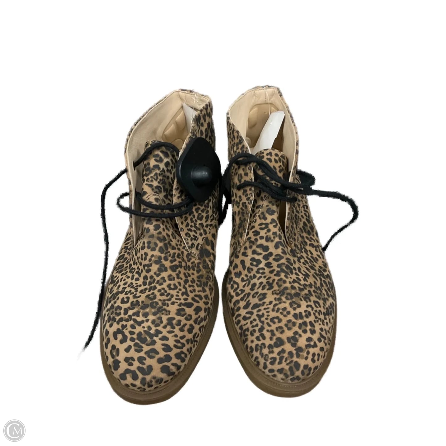 Boots Ankle Flats By Hush Puppies In Animal Print, Size: 7