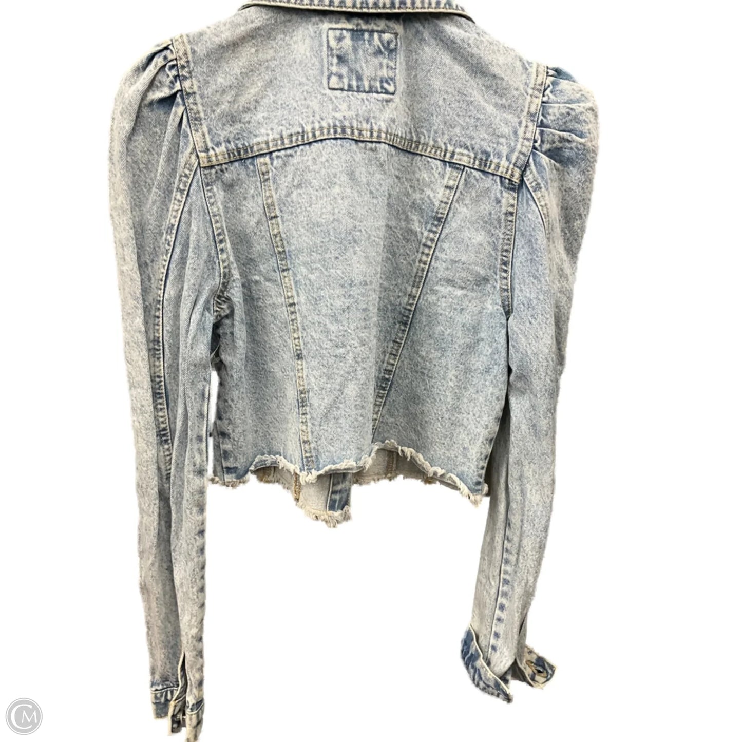 Jacket Denim By Highway In Blue Denim, Size: M