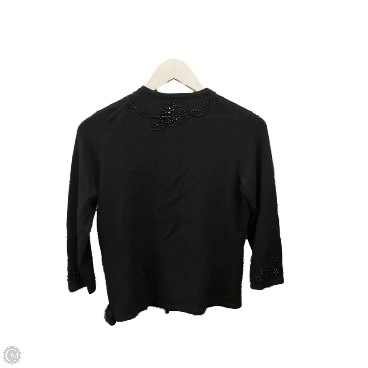 Sweater Cardigan By Ann Taylor In Black, Size: S