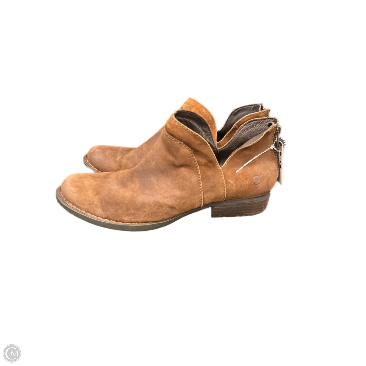 Boots Ankle Flats By Born In Brown, Size: 11