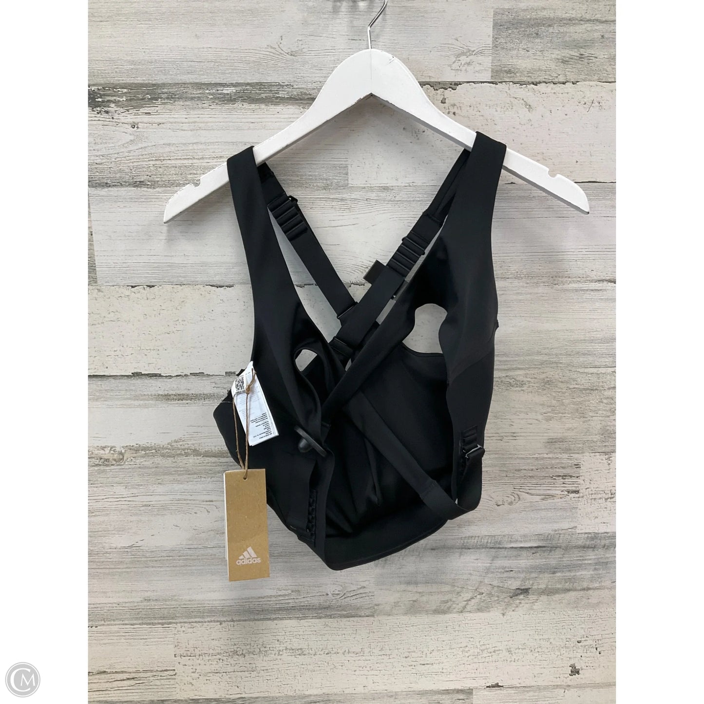 Athletic Bra By Adidas In Black, Size: L