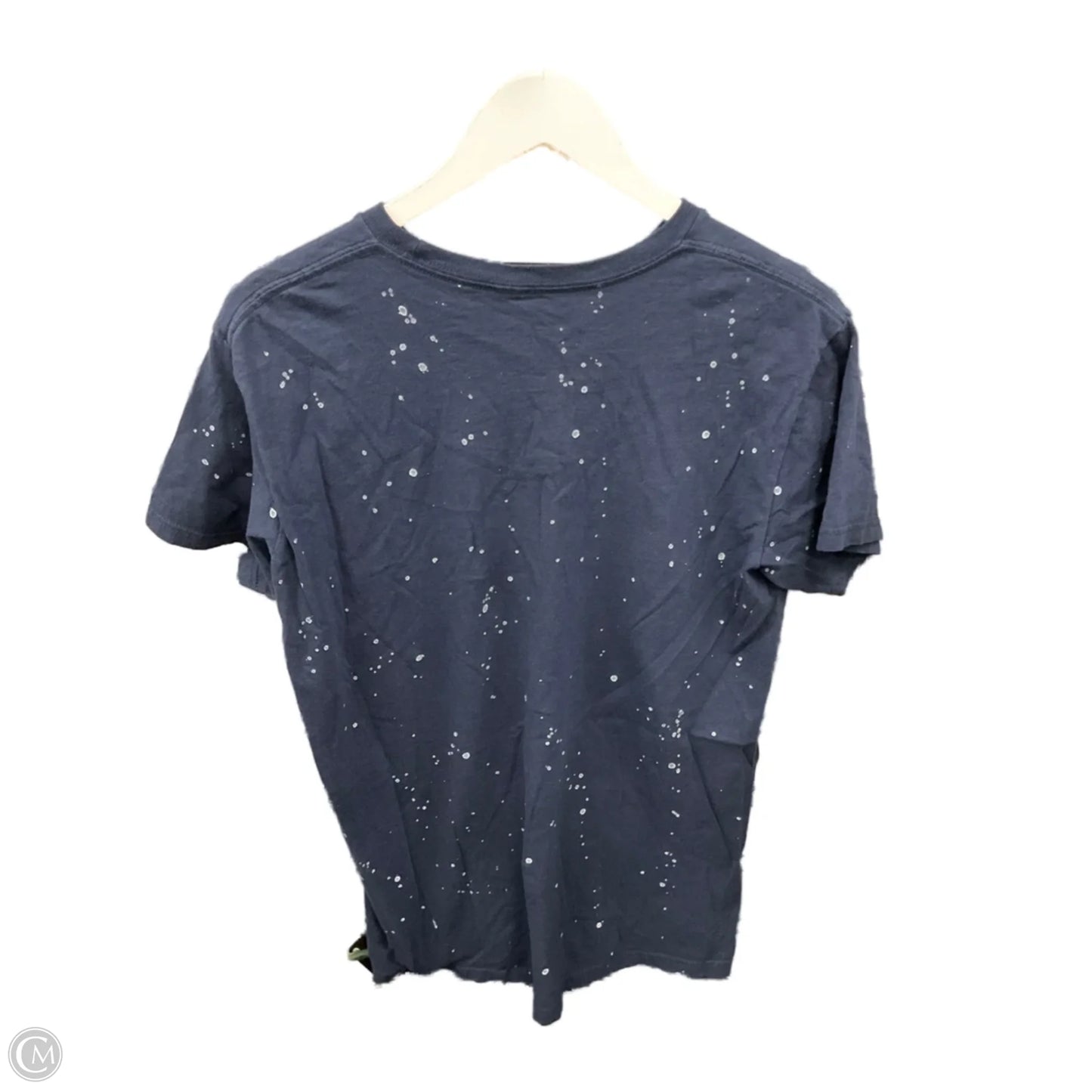 Athletic Top Short Sleeve By Clothes Mentor In Navy, Size: M