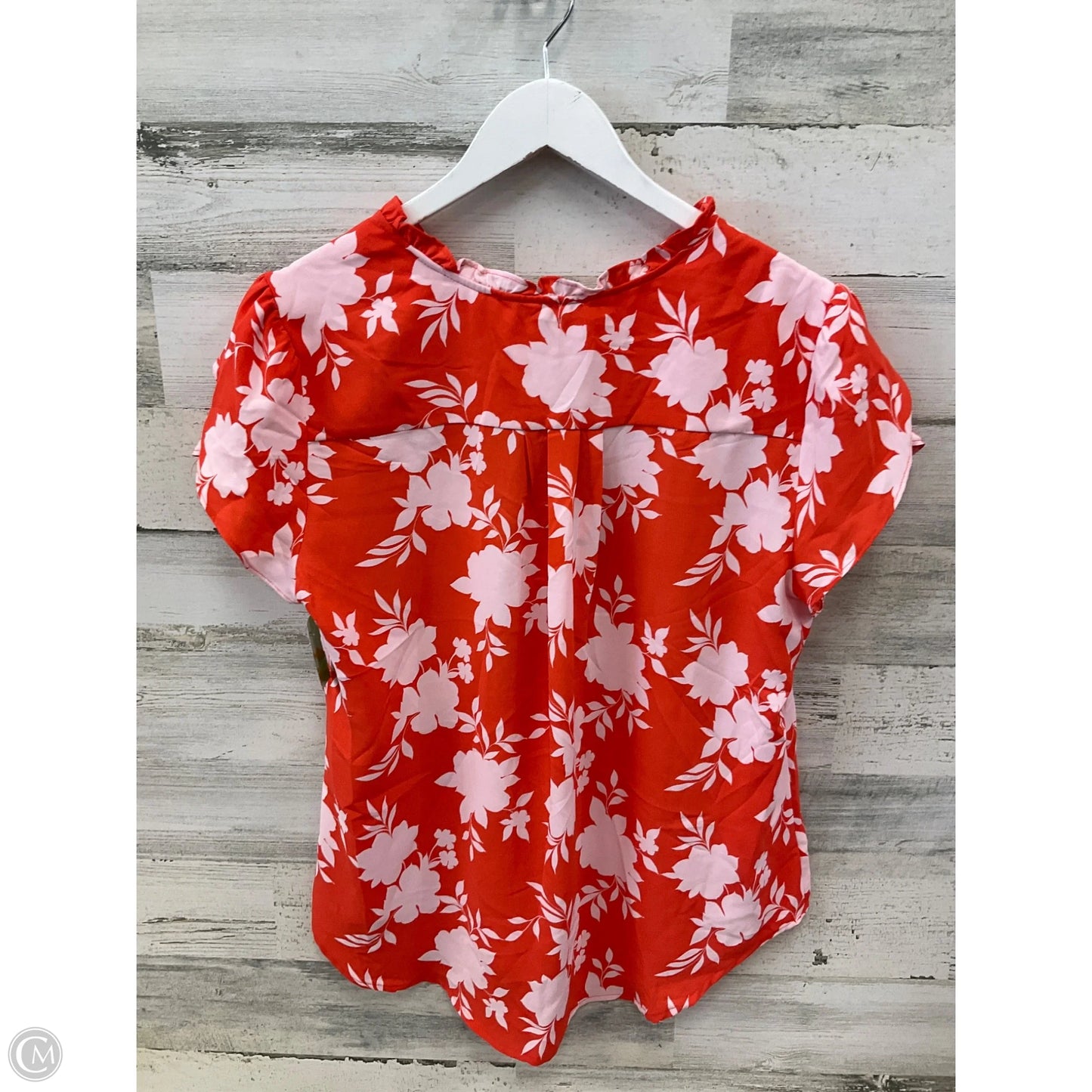 Top Short Sleeve By 41 Hawthorn In Orange, Size: L