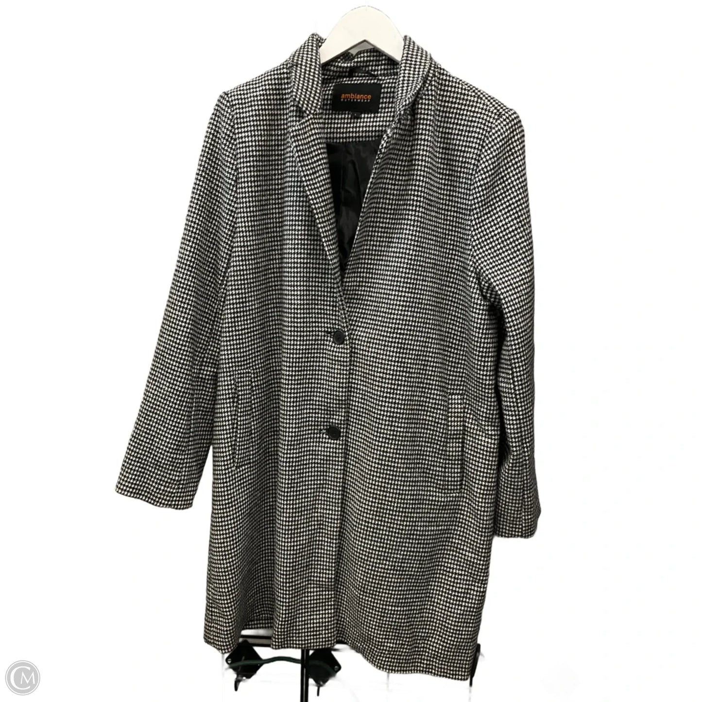 Coat Other By Ambiance Apparel In Black & White, Size: L