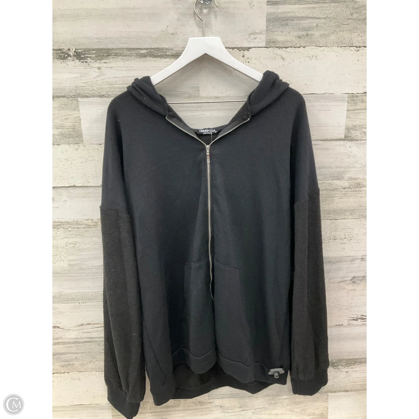 Athletic Jacket By Heimish Usa In Black, Size: 3x