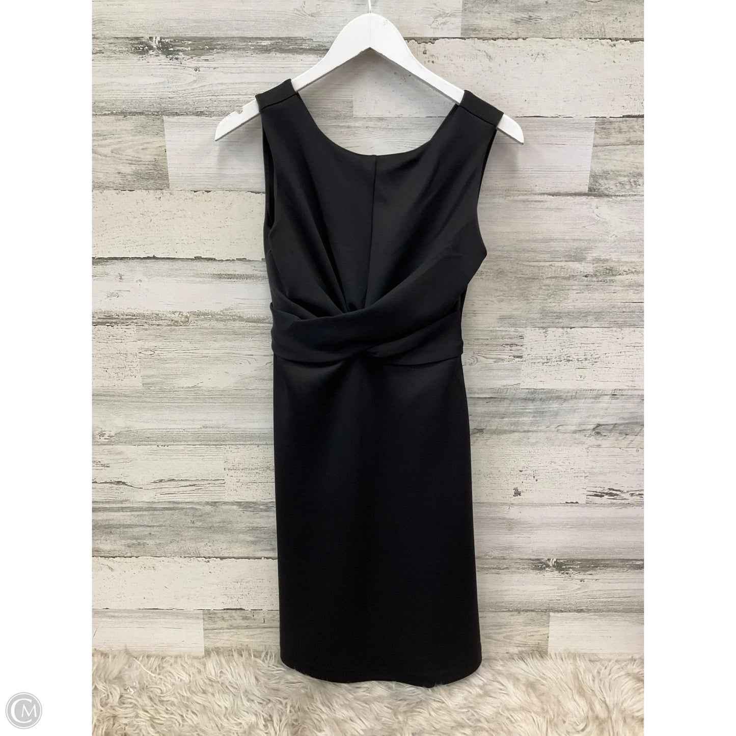 Dress Casual Midi By Dressbarn In Black, Size: S