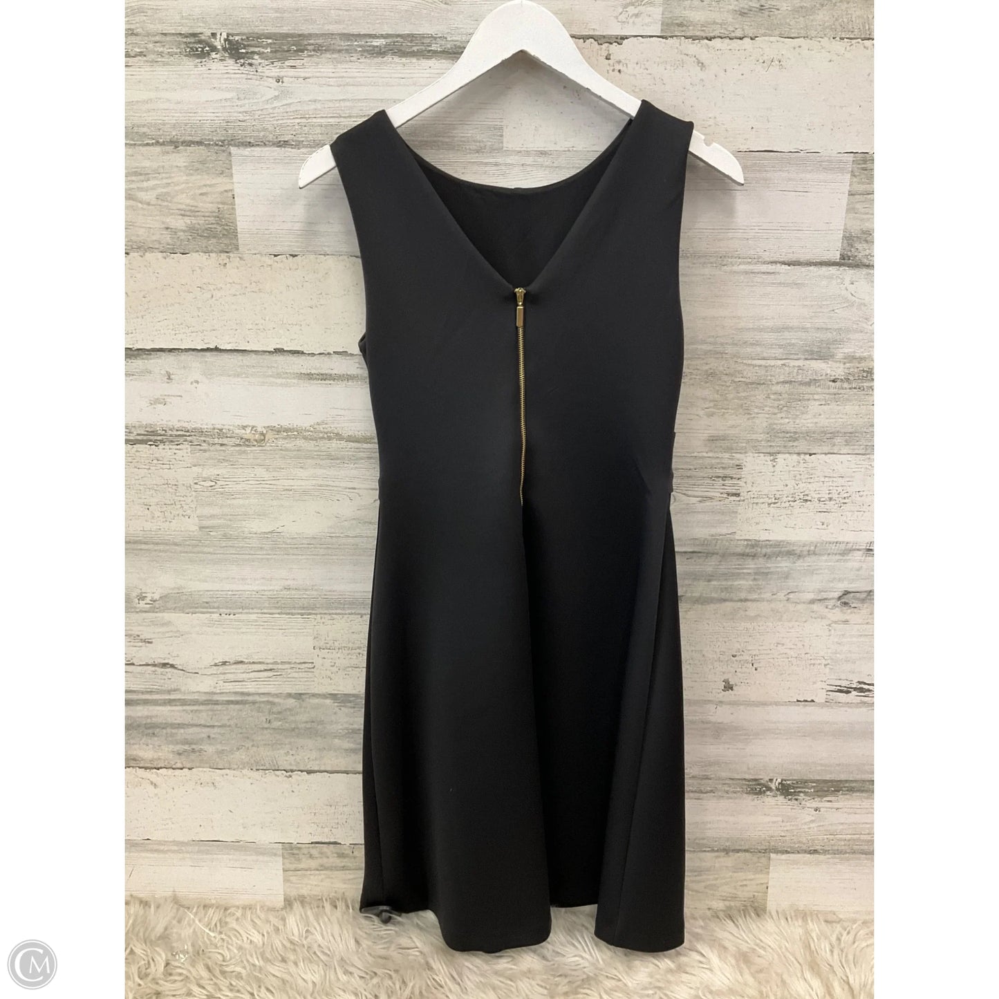 Dress Casual Midi By Dressbarn In Black, Size: S