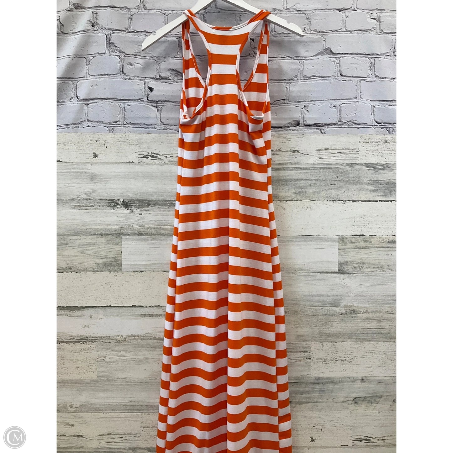 Dress Casual Maxi By Connection 18 In Orange, Size: S