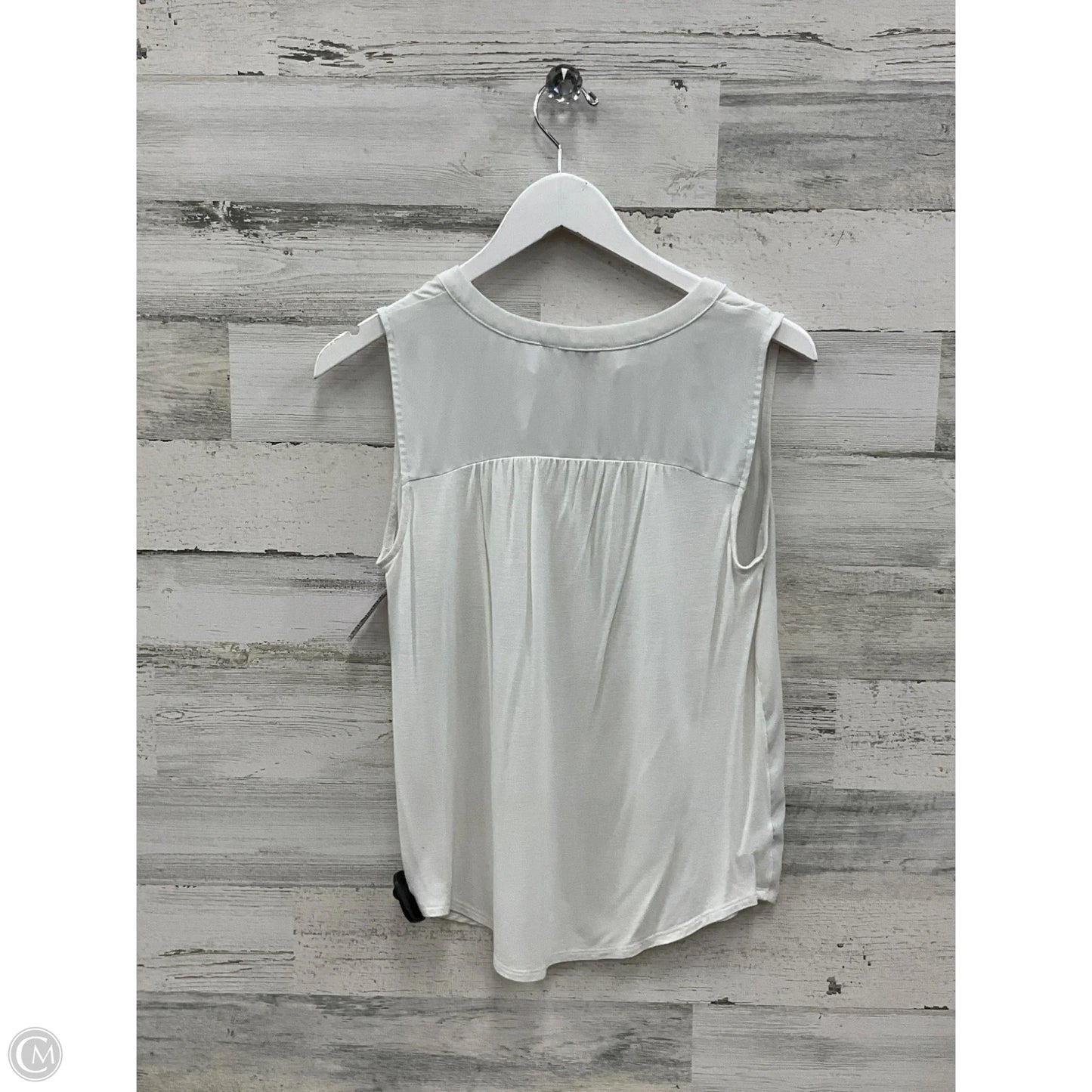 Top Sleeveless By Loft In White, Size: Xs