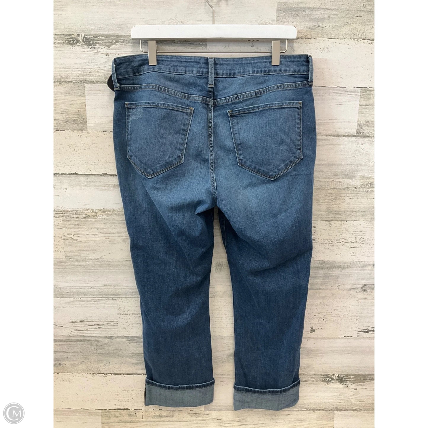 Jeans Boyfriend By Not Your Daughters Jeans In Blue Denim, Size: 16