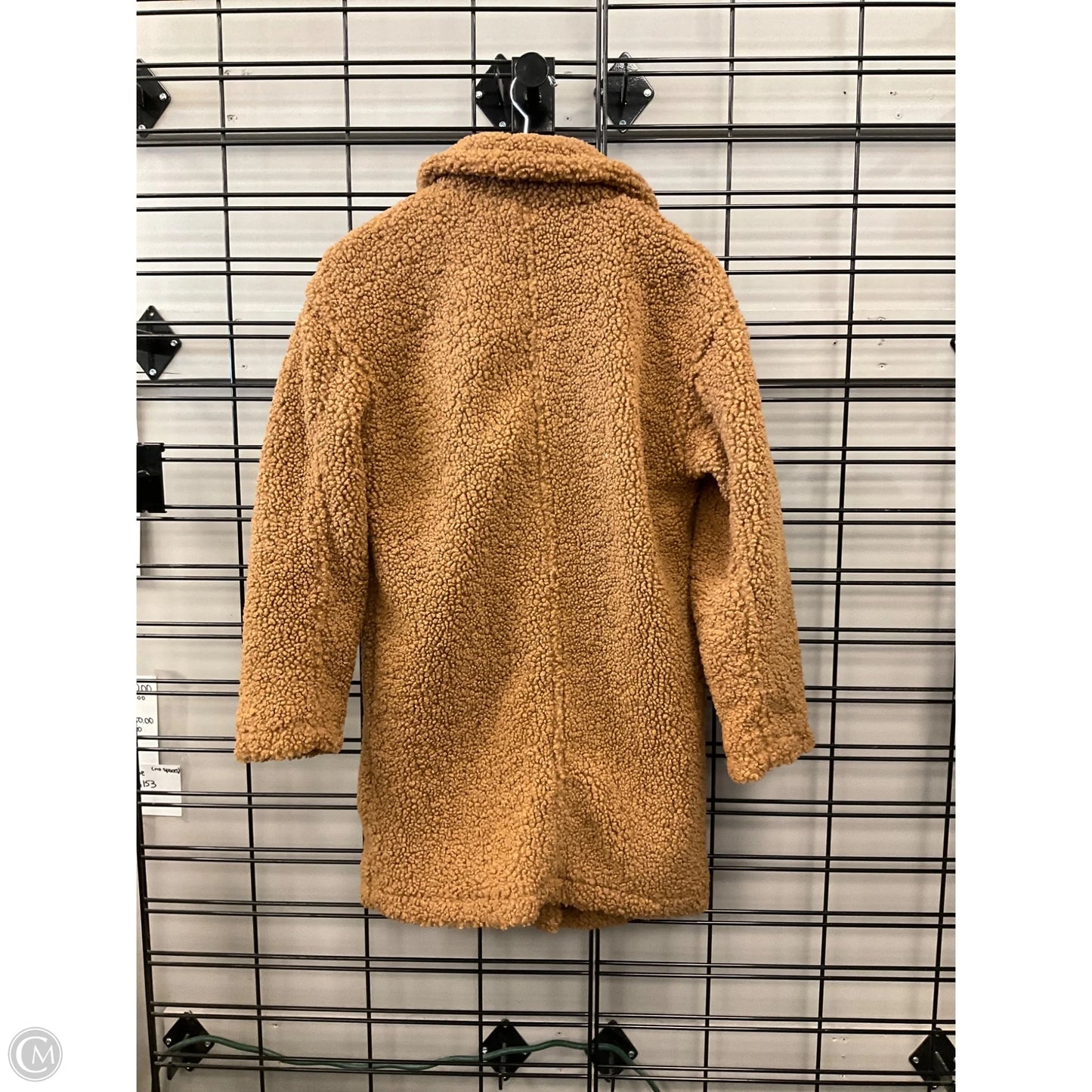 Jacket Faux Fur & Sherpa By A New Day In Brown, Size: Xs
