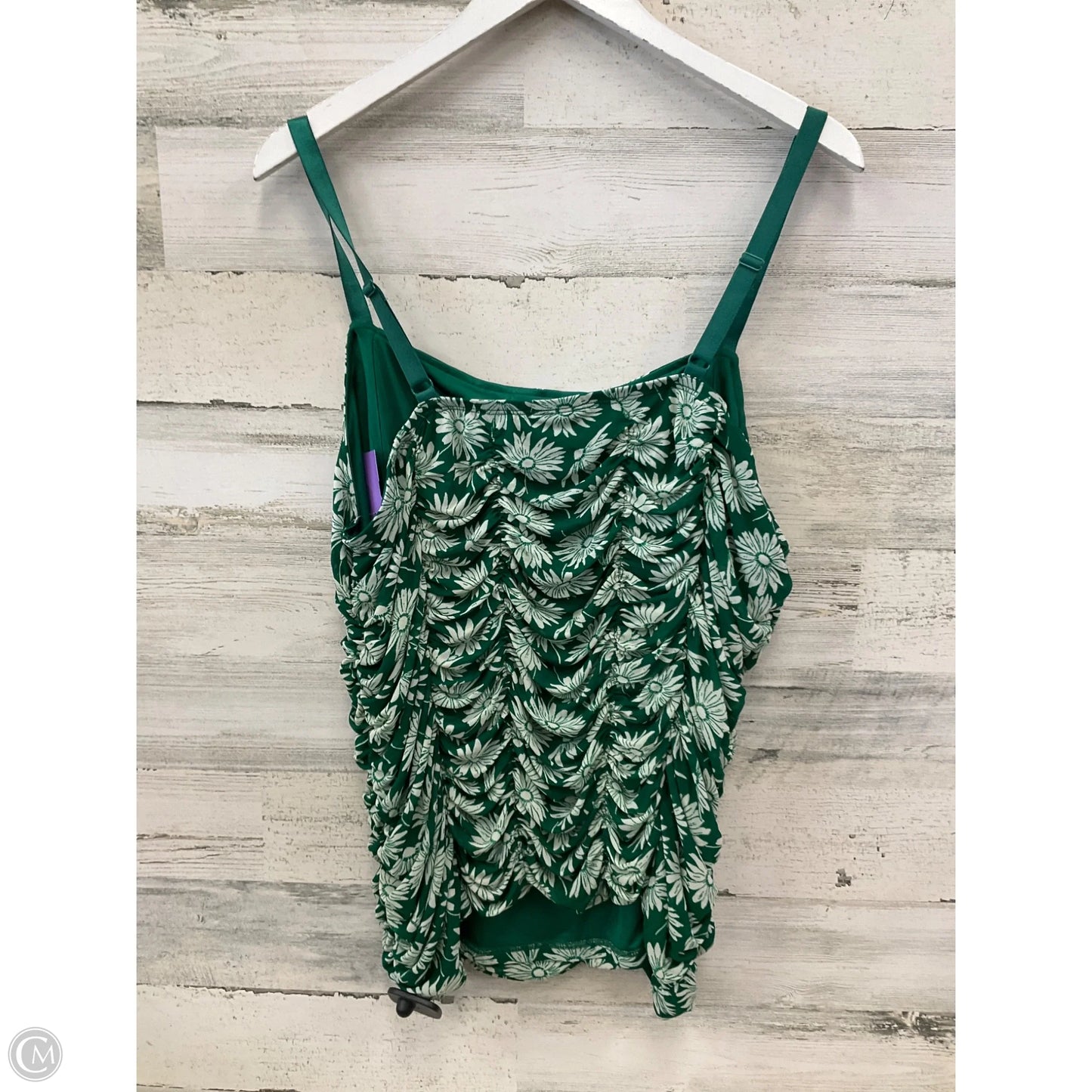 Top Sleeveless By Torrid In Green, Size: 3x