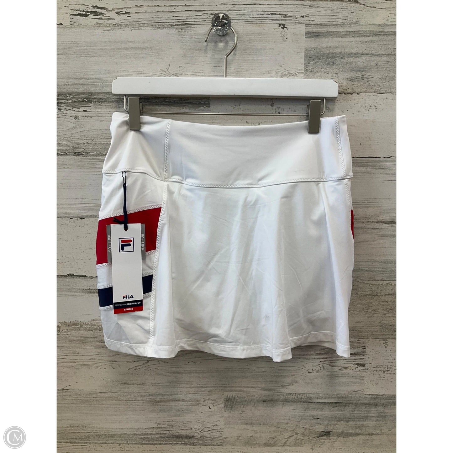Athletic Skort By Fila In White, Size: M