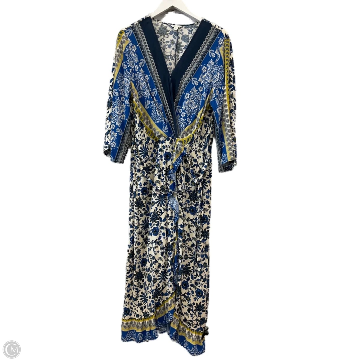 Dress Casual Midi By Cato In Blue, Size: Xl