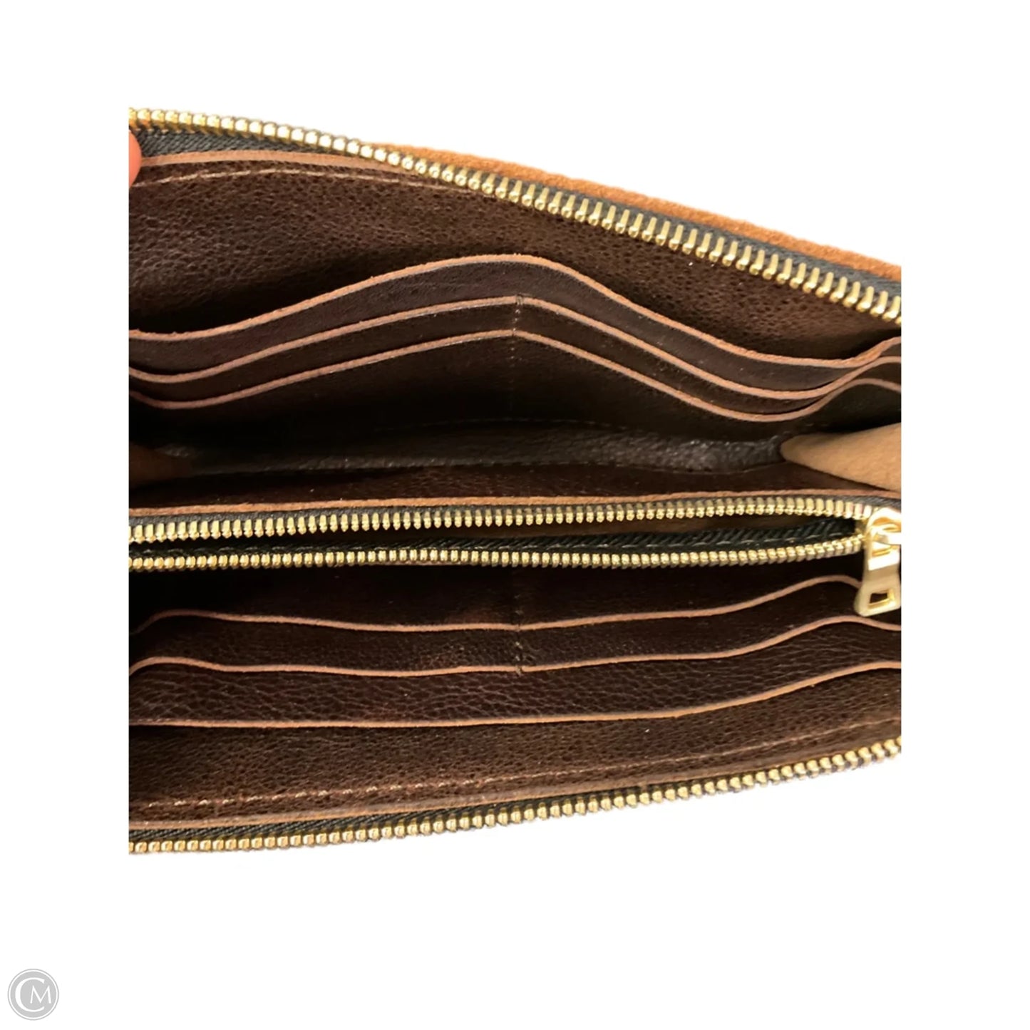 Wallet Leather By Cmc, Size: Large