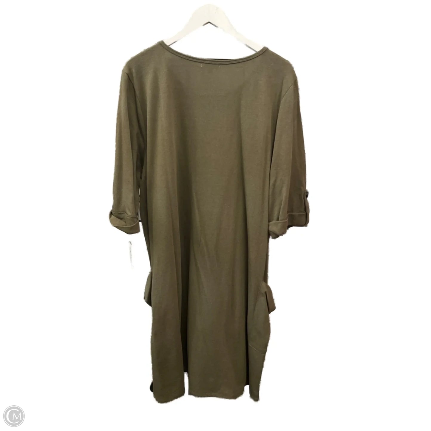 Dress Casual Short By Ophelia Roe In Green, Size: 3x