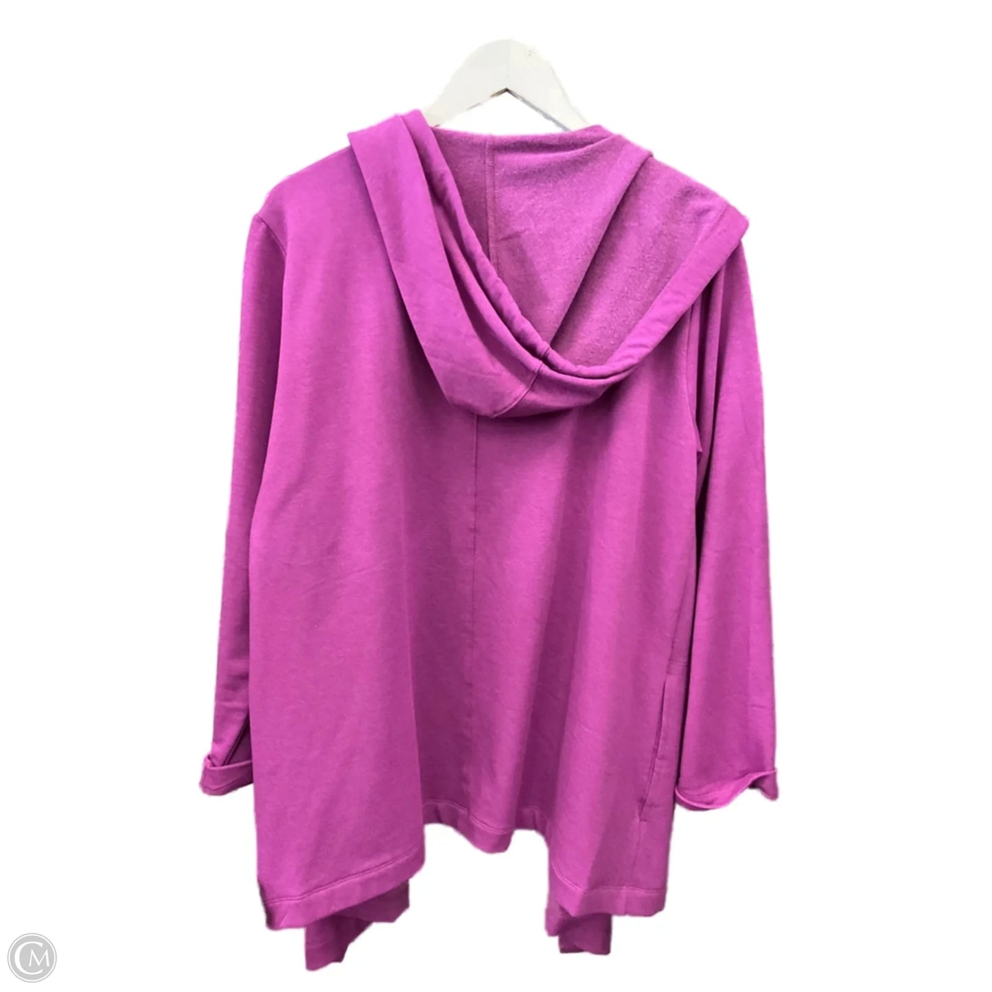 Cardigan By Eddie Bauer In Purple, Size: L