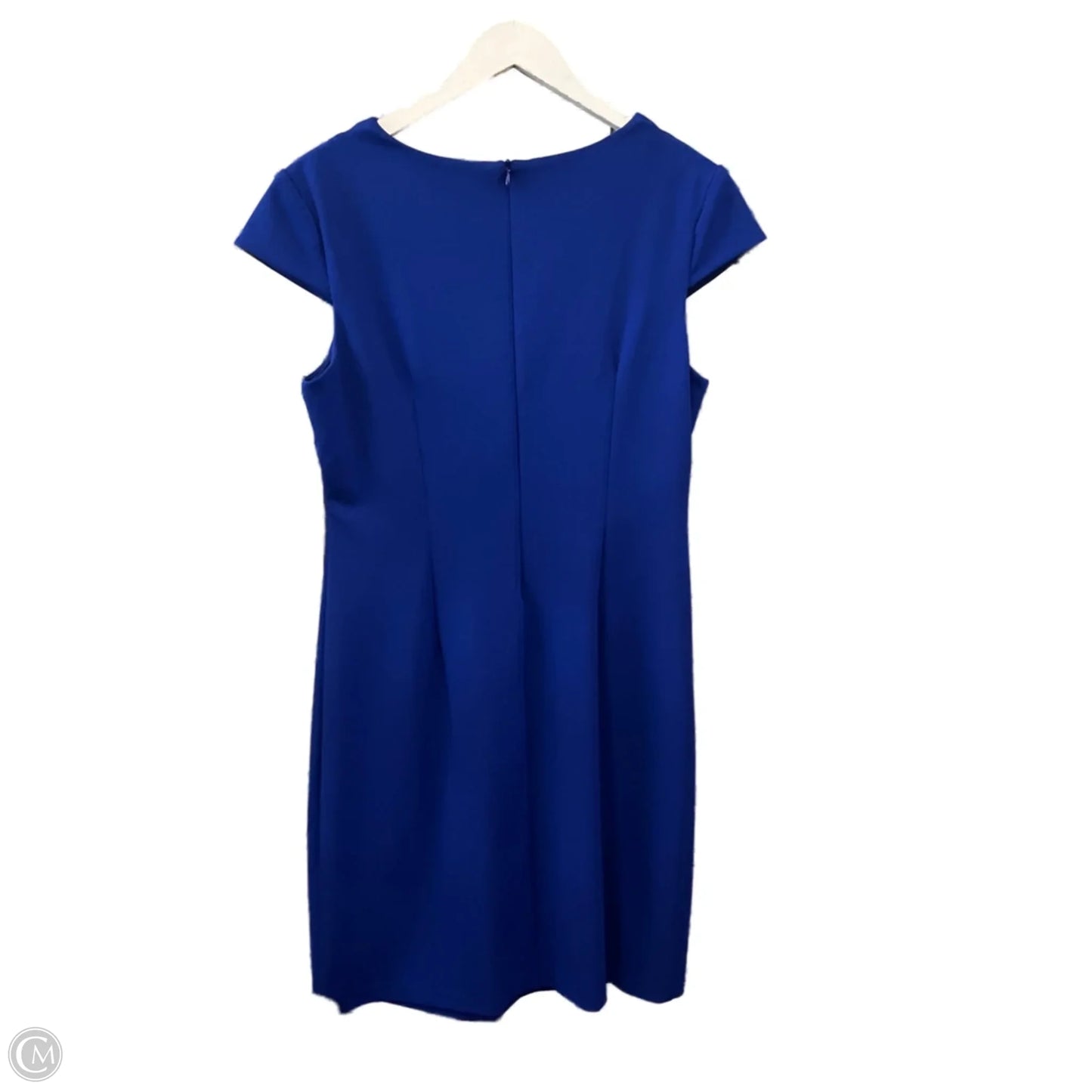 Dress Casual Midi By Connected Apparel In Blue, Size: M