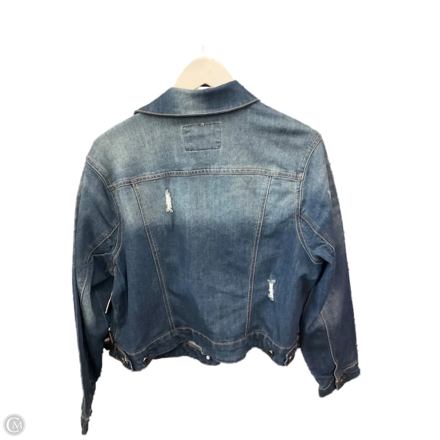 Jacket Denim By Ymi In Blue Denim, Size: 2x