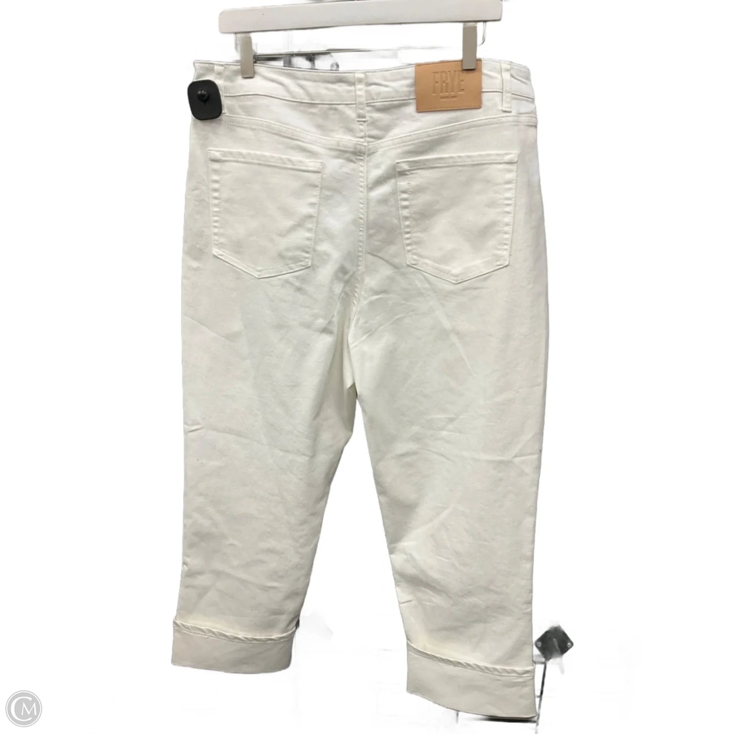 Jeans Designer By Frye In White, Size: 14