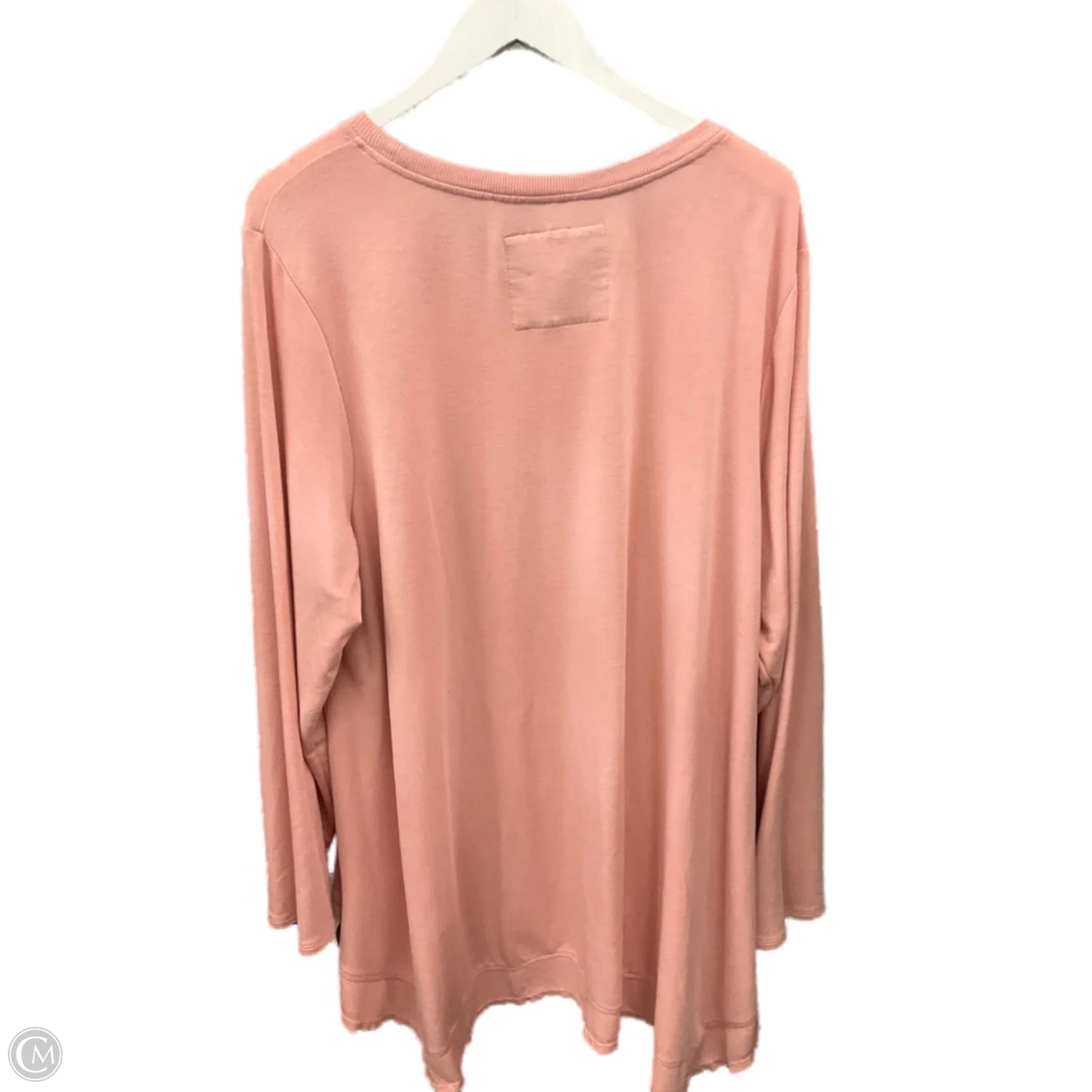 Top Long Sleeve By Cupio In Pink, Size: 3x