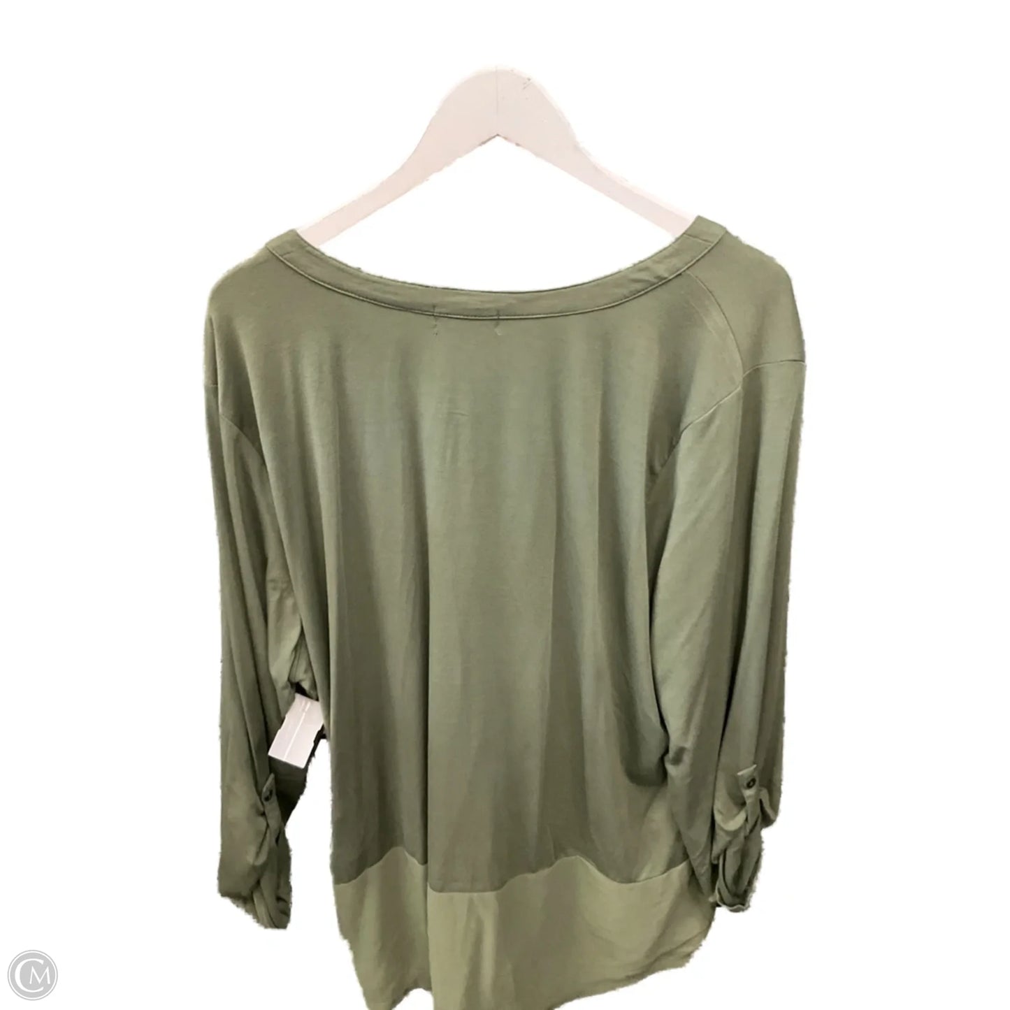Top Long Sleeve By Verve Ami In Green, Size: 2x