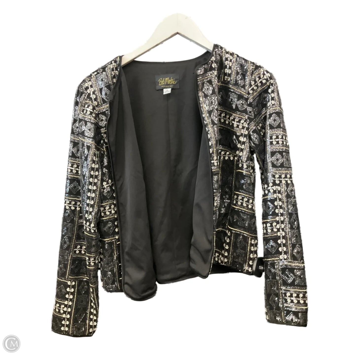 Blazer By Bob Mackie Qvc In Black, Size: M