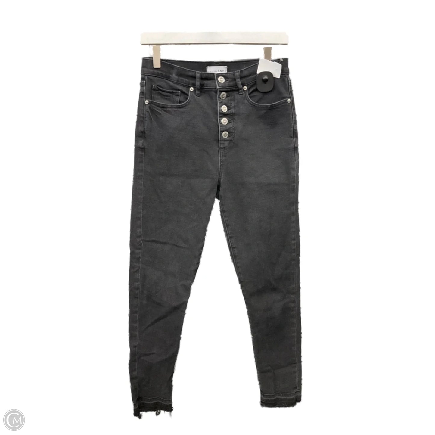 Jeans Skinny By Loft In Grey, Size: 6
