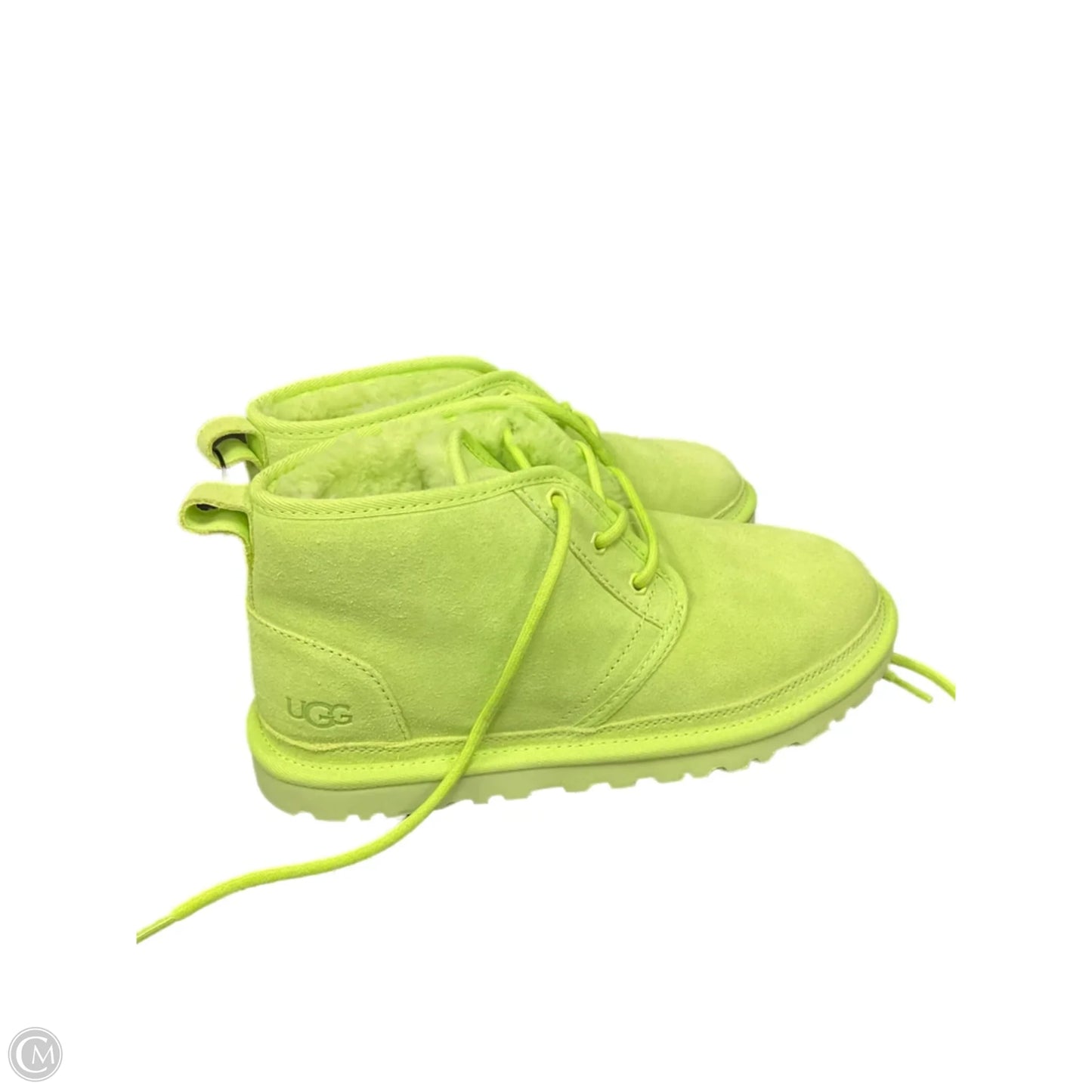 Boots Designer By Ugg In Green, Size: 9