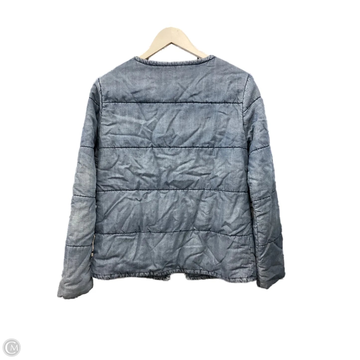 Jacket Denim By Cloth & Stone In Blue Denim, Size: S