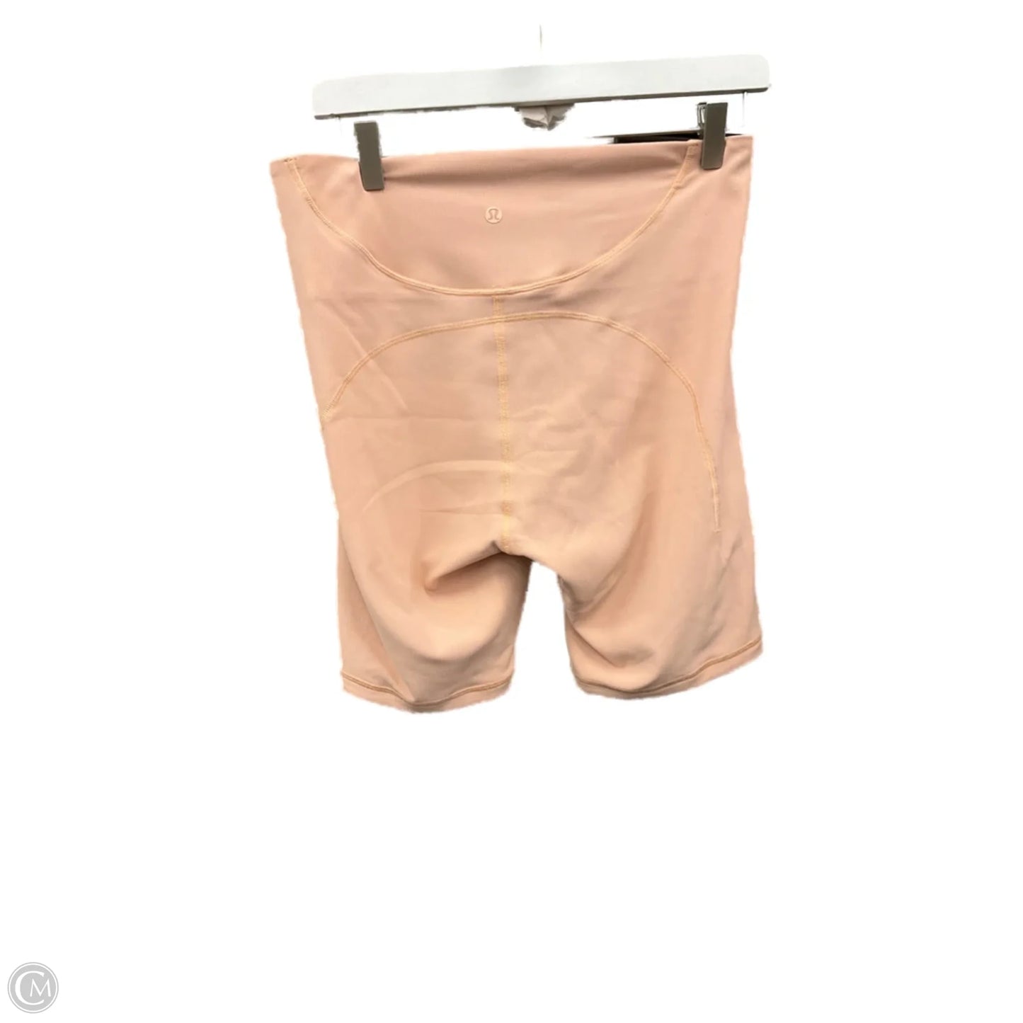 Athletic Shorts By Lululemon In Peach, Size: 8