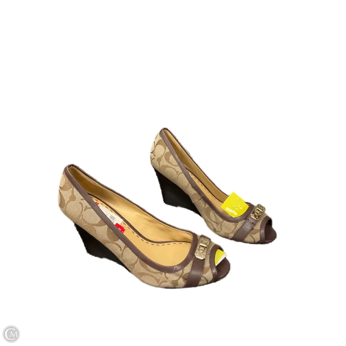 Shoes Designer By Coach In Brown, Size: 9.5