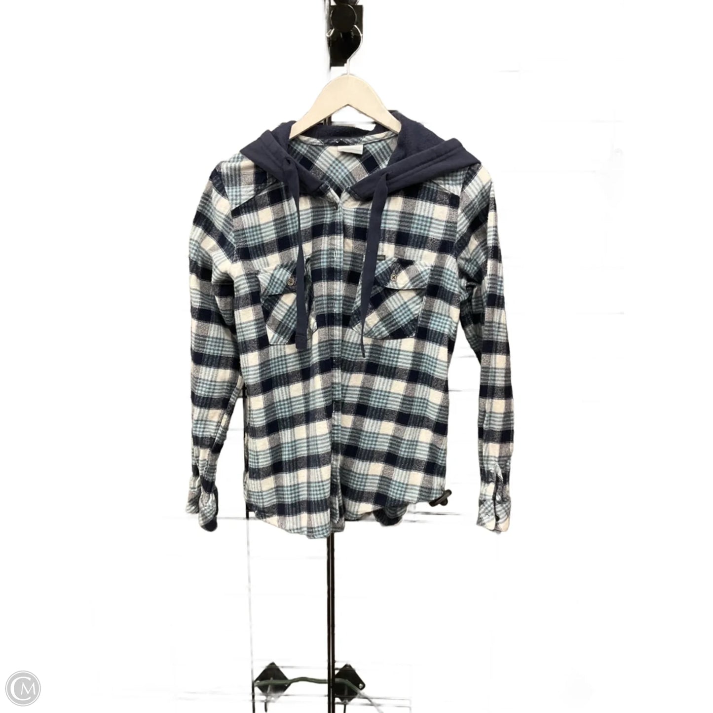 Top Long Sleeve By Columbia In Blue, Size: L
